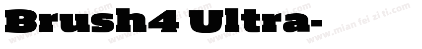 Brush4 Ultra字体转换